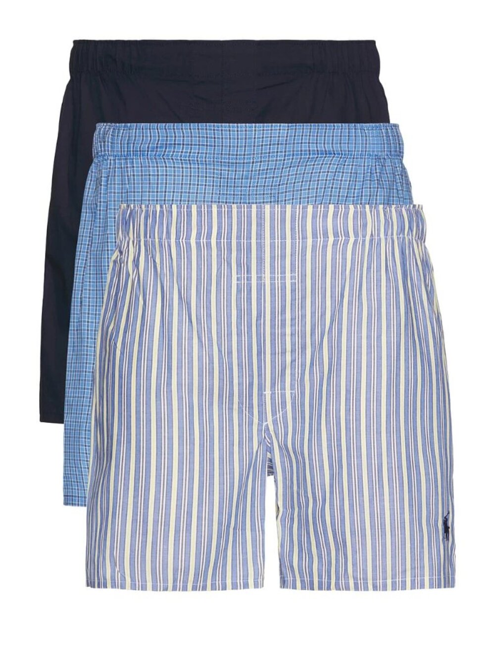 Polo Ralph Lauren 3 Classic Fit Cotton Woven Boxers NCWBP3 SMALL 28-30 Plaid